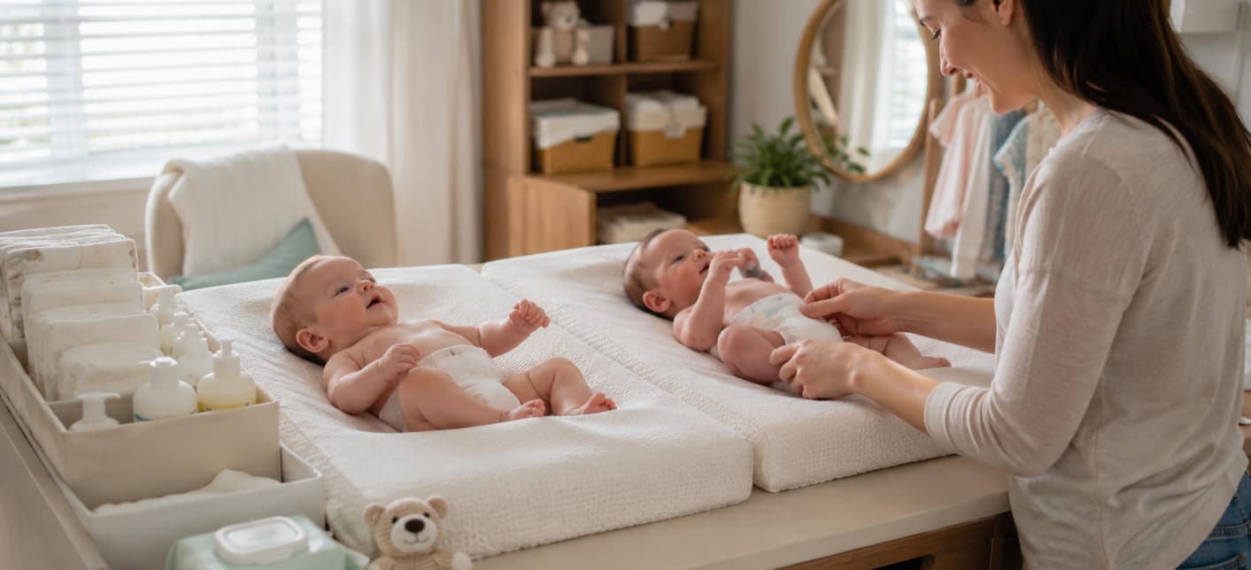 How to Change Diapers for Twins: Tips That Actually Work