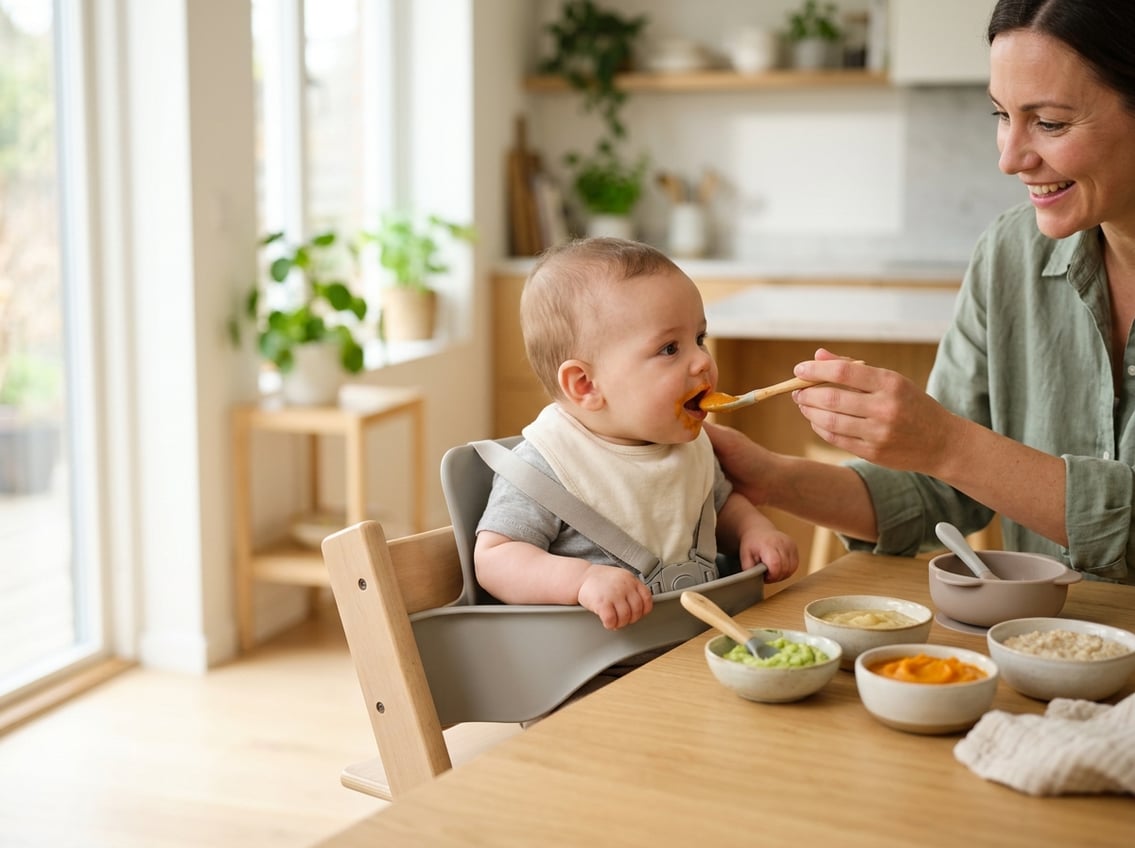 when do babies start solid foods