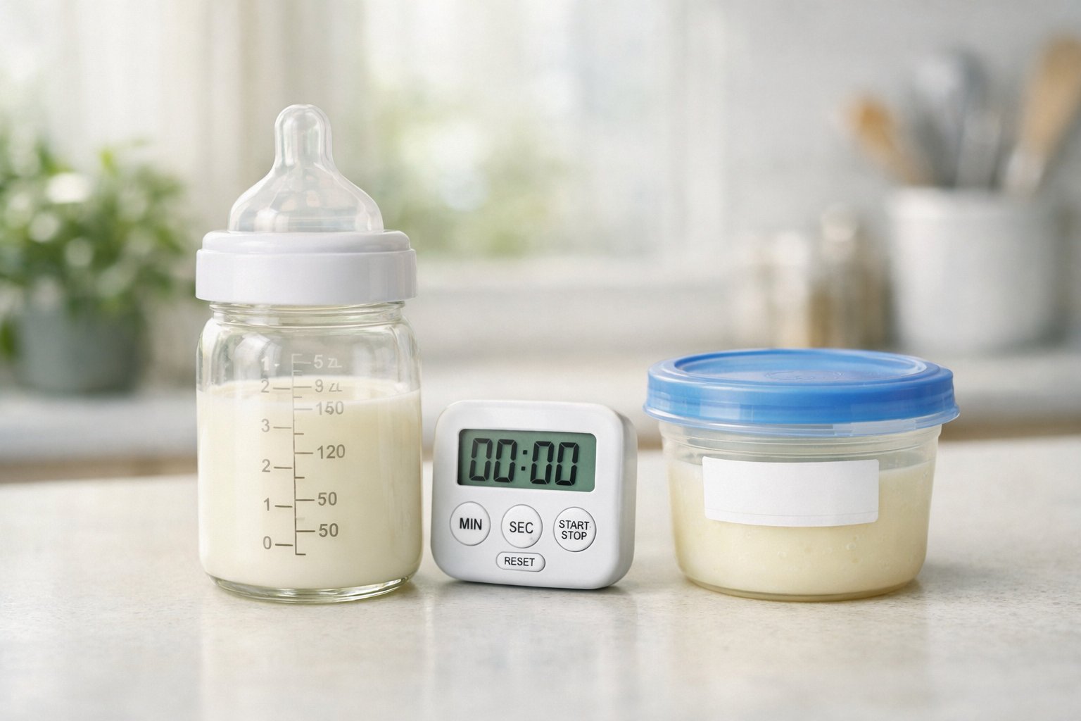how long can breast milk sit out
