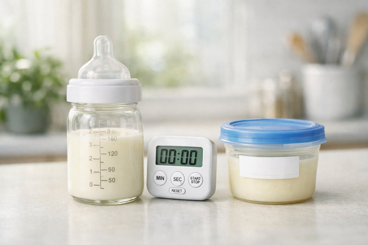 how long can breast milk sit out