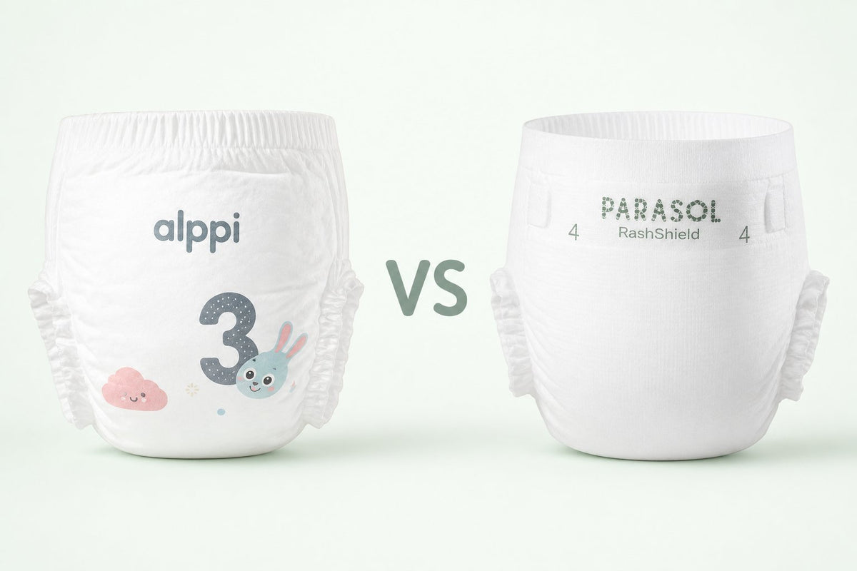 Alppi Diapers vs Parasol