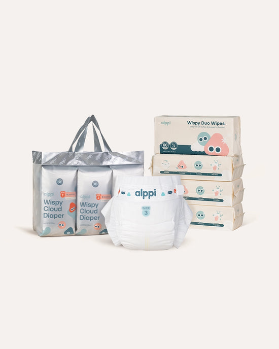 Diaper and Dry Wipes Value Combo Weekly