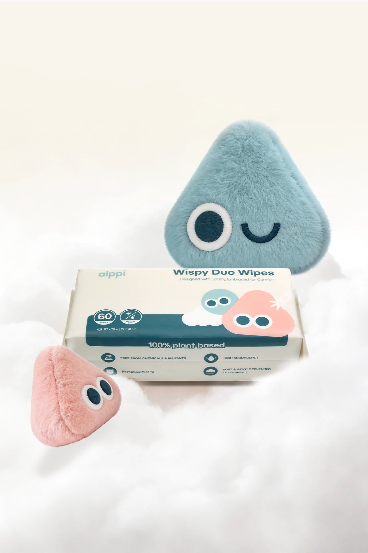 Alppi Baby Wispy Duo Wipes